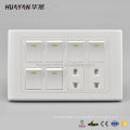 Fireproof Wall Switch Socket Electrical Switch and Socket